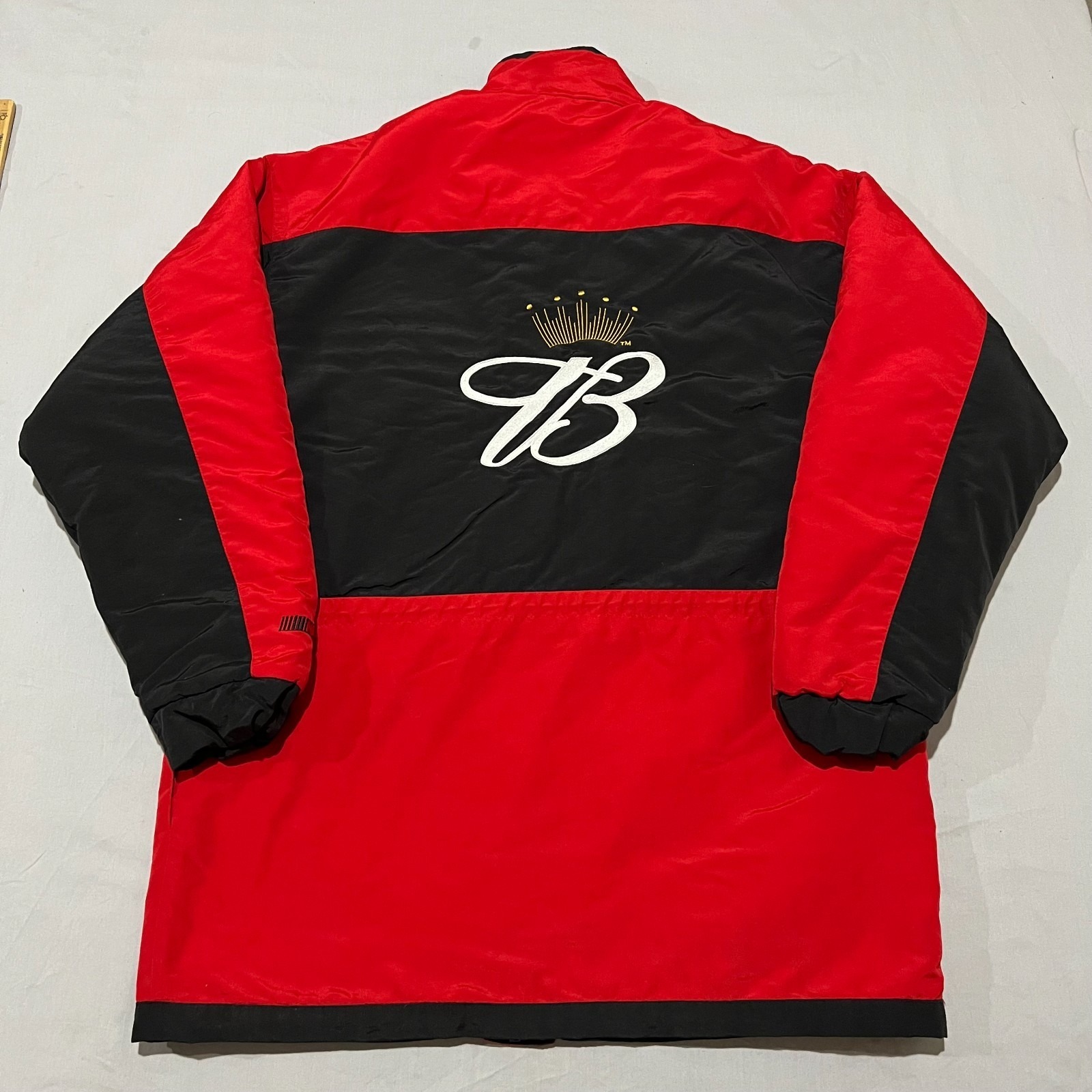 Winners Circle Mens Red Black Dale Earnhardt Jr #8 Nascar Bud Puffer Jacket M